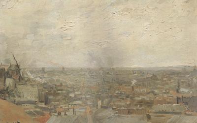 Vincent Van Gogh View of Paris from Montmartre (nn04) France oil painting art